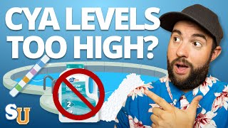 High Cyanuric Acid In Pool Water  How To Lower It [upl. by Jehiah]