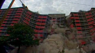 Garfield Towers Demolition [upl. by Irap]