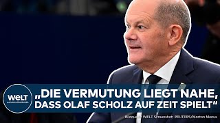 OLAF SCHOLZ AmpelAus Vertrauensfrage Schuldenbremse und Neuwahlen  Das denken die Deutschen [upl. by Mackler836]