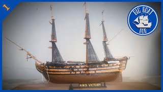 HMS VICTORY  Miniature Model Build REVELL [upl. by Elie]