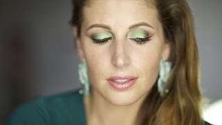 Makeup Tutorial Trucco KIKO Verde Eyeliner Oro Gold ESTATE 2014 [upl. by Tripp]