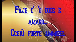 Ammore Amaro Karaoke Testo Syncro Mikele Stakiano [upl. by Eugenius]