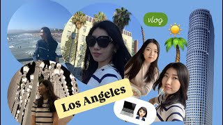 Los Angeles 2022 summer 🌴☀️ Part 1  internship traveling 👩🏻‍💻🍹 [upl. by Ecnesse]