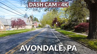 Avondale PA in 4K Serene Drive Through Charming Countryside  Explore Pennsylvanias Beauty [upl. by Bouley456]