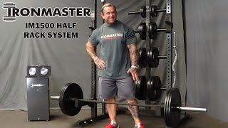 IRONMASTER IM1500 Half Rack with Lee Priest [upl. by Acnalb]