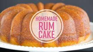 Homemade Rum Cake [upl. by Auliffe]