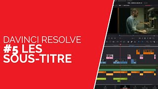 Davinci Resolve 17  TUTORIEL 5  Les sous titre dans davinci resolve [upl. by Carolyn]