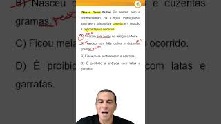 TREZENTAS OU TREZENTOS GRAMAS portuguesparaconcurso portuguêsparaconcursos enem [upl. by Arebma]