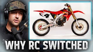 Why did Ricky Carmichael SWITCH to a CRF450 [upl. by Micaela358]