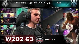 G2 eSports vs H2K Gaming  Week 2 Day 2 S8 EU LCS Summer 2018  G2 vs H2K W2D2 [upl. by Imled]