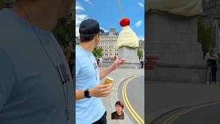 Statues into Ice Cream Delicious magic challenge icecream prank funny creamy funpost [upl. by Karlotta]