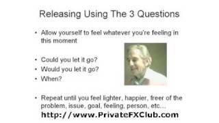 Ways Of Using The 3 Questions Of the Sedona Method Part 1 [upl. by Lyrrehs671]