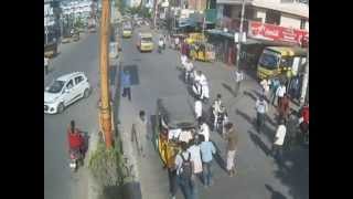 Terrible Accident  Car Hits Auto  Live Accidents in India  Tirupati Traffic Police [upl. by Araeit]