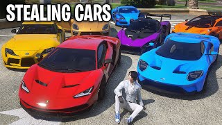 I Spent 50 Hours Stealing Cars in GTA 5 RP [upl. by Manson]