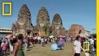 Lopburi Monkey Festival  National Geographic [upl. by Ellehcal]