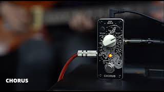 Sondery Chorus Pedal for Guitars Mini Analogue Chorus Effect Pedal True Bypass Art Series [upl. by Nicki]