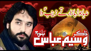 Zakir Waseem Abbas Baloch  Masaib Bibi Zainab sa and Bibi Ruqia sa AzadarMajalis [upl. by Roleat]