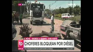 14112024 CHOFERES BLOQUEAN POR DIÉSEL EN WARNES UNITEL [upl. by Dedra]