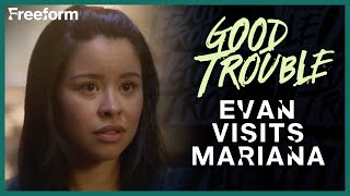 Evan Begs for Marianas Return  Good Trouble  Freeform [upl. by Hussey]