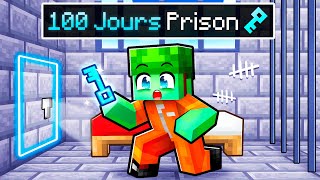 Survivre 100 JOURS dans une PRISON Minecraft [upl. by Anawak968]