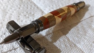 Making My Most Complex Segmented Pen Yet Segmented Pen turning [upl. by Slayton]