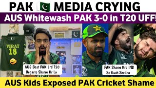 Pak Media Crying Aus Whitewash Pak 30 in T20  Pak Vs Aus 3rd T20 Match 2024  Aus Beat Pak 3rd T20 [upl. by Veronique115]