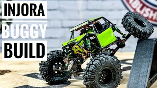 NEW Injora SCX24 Rock Buggy Build  The Real Mini Capra Assembly Review Crawling amp More [upl. by Enneillij]