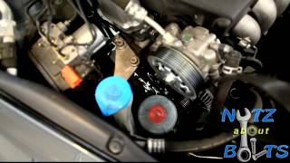 20032012 Honda Accord serpentine belt replacement [upl. by Asserat117]