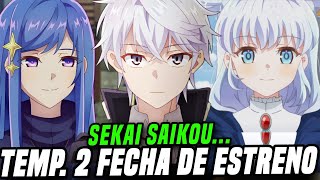 ¡SEKAI SAIKOU NO ANSATSUSHA TEMPORADA 2 FECHA DE ESTRENO  The Worlds Finest Assassin [upl. by Aihsal]