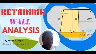 Retaining wall analysis Excel templetAbebem [upl. by Lanam768]