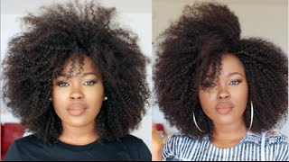 DIY Quick amp Easy quotNo Sewquot Versatile Carefree Afro Wig [upl. by Igiul]