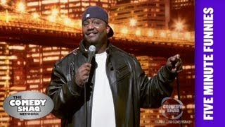 Aries Spears⎢Learn How to Speak Fing English⎢Shaqs Five Minute Funnies⎢Comedy Shaq [upl. by Perrie50]