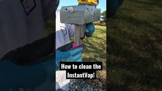 How to clean the InstantVap after treating the bees Oxalic Acid Vaporising beekeeping beekeeper [upl. by Lisab]