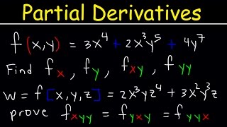 Partial Derivatives  Multivariable Calculus [upl. by Anair441]