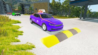 Cars vs Massive Magic Color Speed Bump Full video007 [upl. by Mellette]