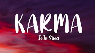 JoJo Siwa  Karma Lyrics [upl. by Moyra]