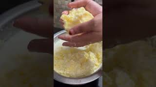 Homemade ghee making recipe Plz check related video section for full video link shorts [upl. by Travax34]