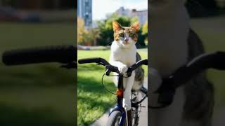 cat on cycleviral vedio [upl. by Winebaum375]