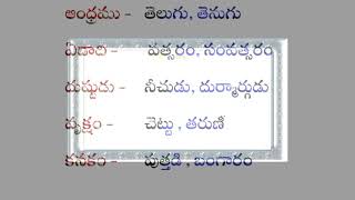 10 వ తరగతి తెలుగు వ్యాకరణం  పర్యాయపదములు  అర్థాలు [upl. by Nivan]