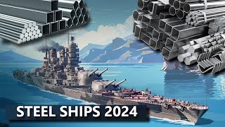 Top 5 Steel Ships in Wows 2024 [upl. by Nilauqcaj]