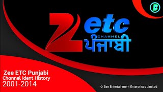 Zee ETC Punjabi previously Alpha ETC Punjabi Channel Ident History 20012014 [upl. by Garrick241]