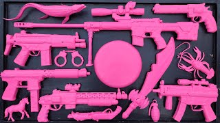 Cleans Assault Rifle Shotgun AK47 Sniper Rifles Glock Pistol Nerf gun Flintlock PSTL Revolver [upl. by Nathalie]