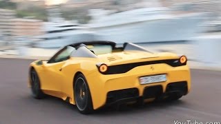 Ferrari 458 Speciale Aperta Launch Control and FURIOUS Accelerations [upl. by Angie51]