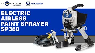 Airlessco SP380 Great Entry Level Paint Sprayer  Thewwarehousecom [upl. by Ambrosane]