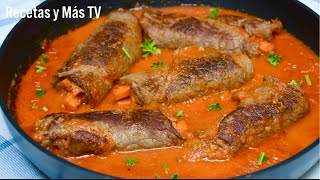 Almuerzo Listo en 30 Minutos con Rollitos de Carne Rellenos de Verduras [upl. by Garratt402]