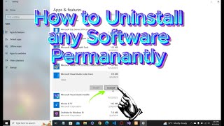 How to Uninstall Software in Laptop 💻🗑️  Window 11 laptop sy app uninstall kesy krein [upl. by Maite351]