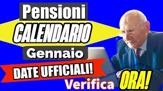 PENSIONI 👉 CALENDARIO PAGAMENTI GENNAIO 2024❗️ NUOVA TABELLA AUMENTI SCAGLIONI 📅💰 [upl. by Kletter]