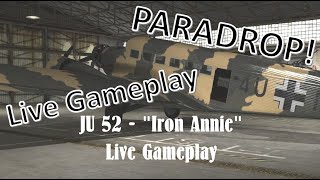 IL2 Sturmovik Ju 52 Paradrop Live Gameplay [upl. by Alithea699]