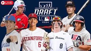 MLB DRAFT 2024  LIVE EN VIVO  ANALIZANDO TODOS LOS PICKS DEL ROUND 1 [upl. by Krantz]