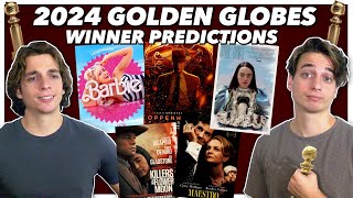 2024 Golden Globes WINNER Predictions [upl. by Leima]